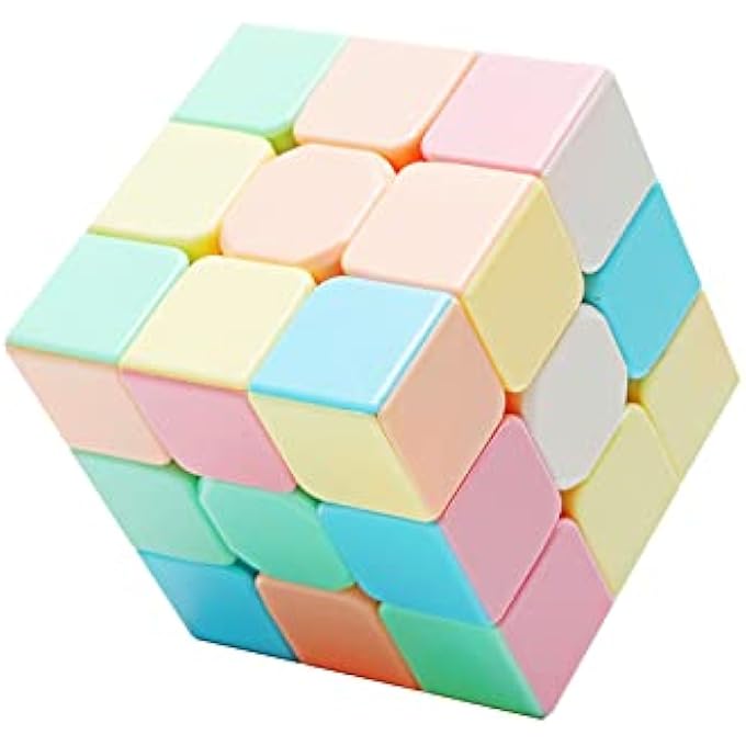 MOYU MOFANG JIAOSHI MACARON MEILONG 3X3 STICKERLESS MAGIC CUBE MFJS MEILONG 3X3X3 CUBING CLASSROOM MEILONG 3X3 MACARON SPEED CUBE - Image 1